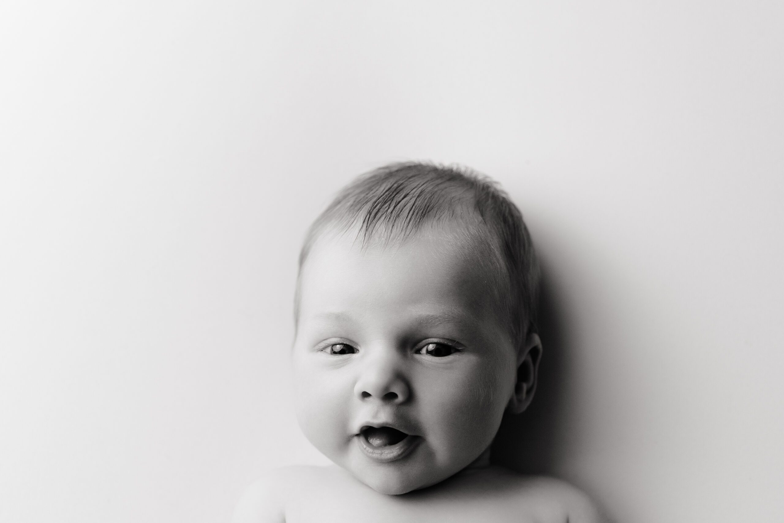 Photo of a cute baby at a West Island Photo Studio